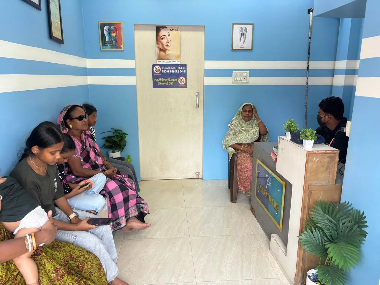 Teeth models at Apex Dental Care in Naripur, Bhadrak